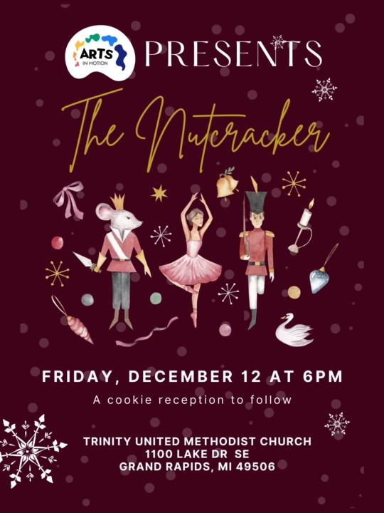 Graphic for Arts in Motion Studio WM presentation of The Nutcracker