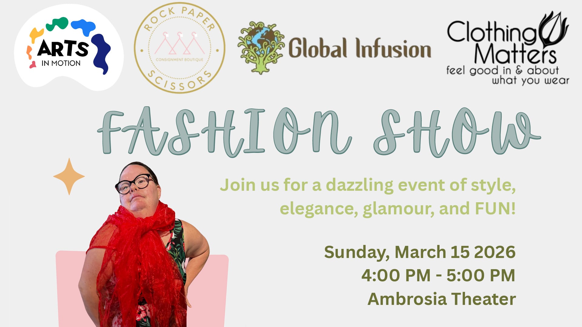 Arts in Motion Studio Fashion Show at Ambrosia Theater